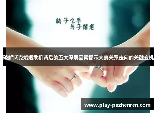 破解沃克婚姻危机背后的五大深层因素揭示夫妻关系走向的关键玄机