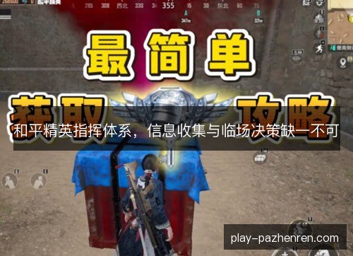 和平精英指挥体系，信息收集与临场决策缺一不可